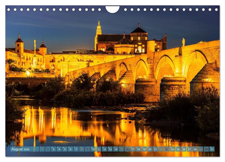 Produktbild: RIVERSIDE BLUES - Abends am Fluss (Wandkalender 2026 DIN A4 quer), CALVENDO Monatskalender
