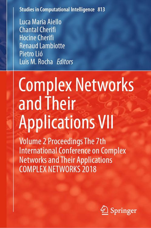Produktbild: Complex Networks and Their Applications VII