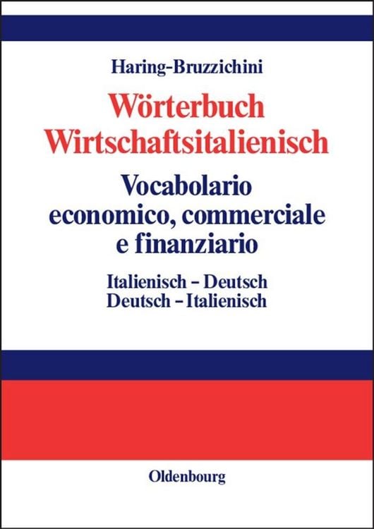 Produktbild: W&ouml;rterbuch Wirtschaftsitalienisch Vocabulario economico, commerciale e finanziario