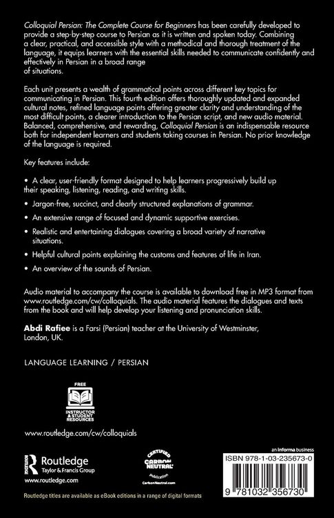 Produktbild: Colloquial Persian