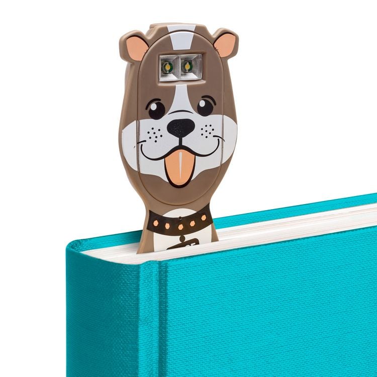 Produktbild: Flexilight Pals RC (Hund) - wiederaufladbares Leselicht - 2 in 1 Leselampe & Lesezeichen - LED Leselicht - Geschenk für Leser, Buchliebhaber - Deutsch