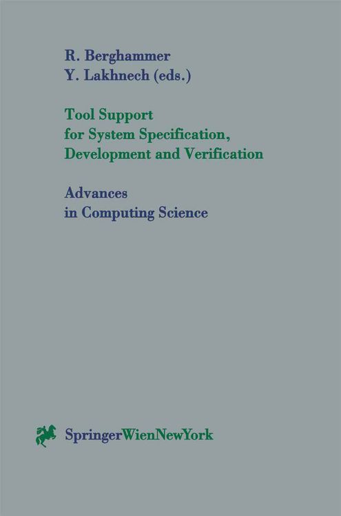 Produktbild: Tool Support for System Specification, Development and Verification