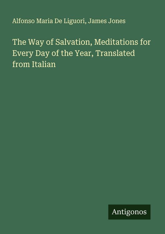 Produktbild: The Way of Salvation, Meditations for Every Day of the Year, Translated from Italian