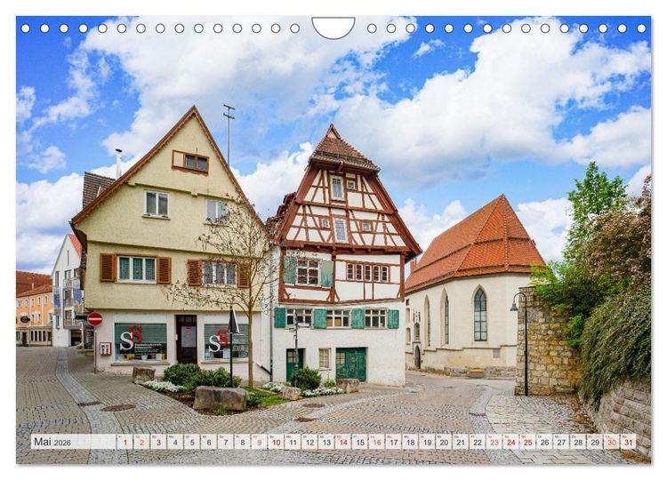 Produktbild: Ehingen Impressionen (Wandkalender 2026 DIN A4 quer), CALVENDO Monatskalender