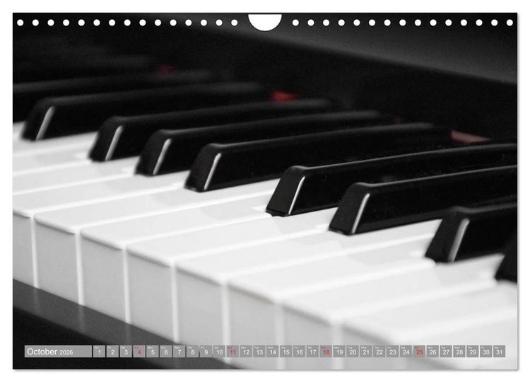 Produktbild: Music Magic of musical instruments (Wall Calendar 2026 DIN A4 landscape), CALVENDO 12 Month Wall Calendar