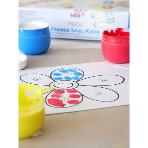 Produktbild: KREUL Fingerfarben MUCKi Farben Spiel Kiste