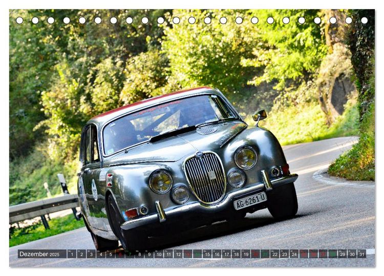 Produktbild: Adel verpflichtet - Englische Oldtimer am Berg (Tischkalender 2025 DIN A5 quer), CALVENDO Monatskalender