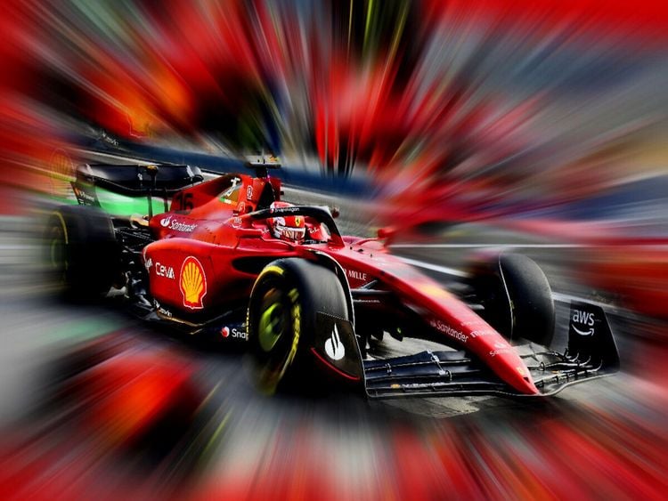 Produktbild: CALVENDO Puzzle Beim Saisonauftakt 2022 in Bahrain dominierte der Monegasse Charles Leclerc das Rennen und siegte f&uuml;r die Scuderia Ferrari. | 1000 Tei