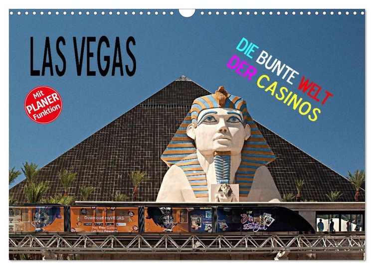 Produktbild: Las Vegas - Die bunte Welt der Casinos (Wandkalender 2026 DIN A3 quer), CALVENDO Monatskalender