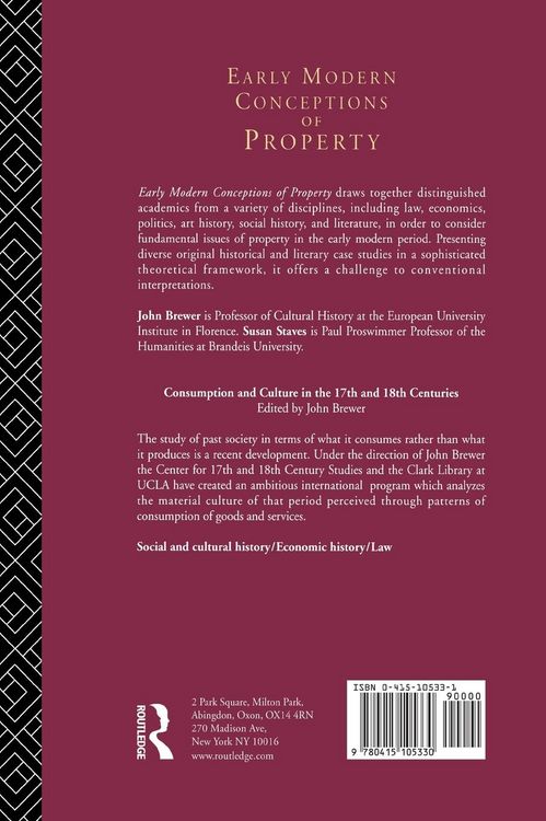 Produktbild: Early Modern Conceptions of Property