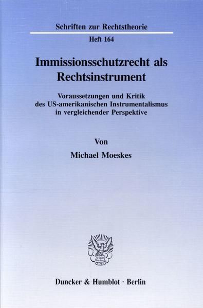 Produktbild: Immissionsschutzrecht als Rechtsinstrument.