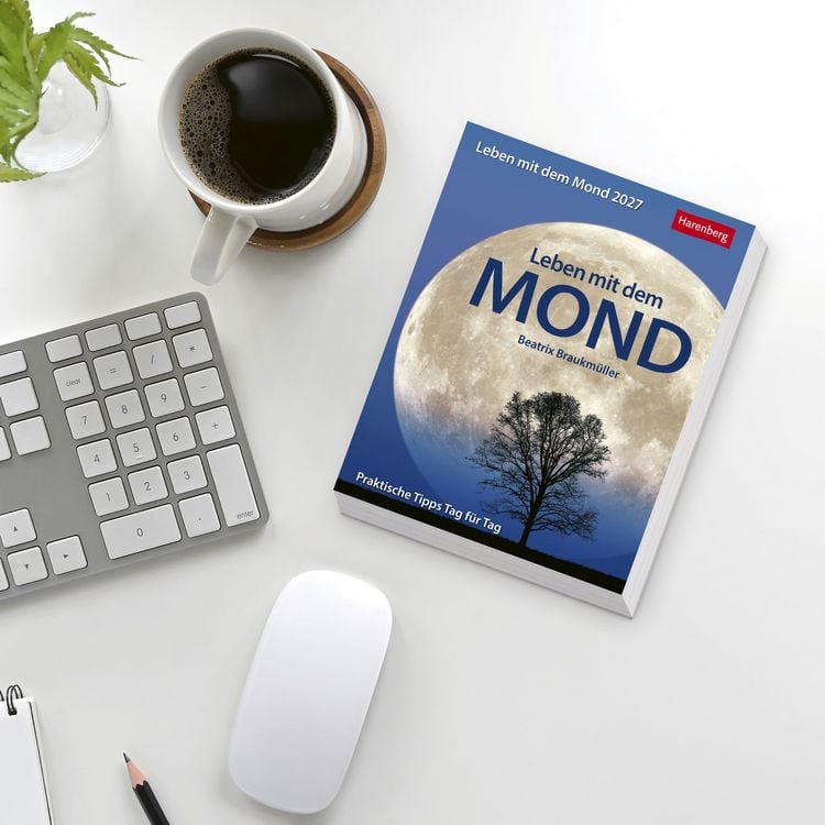Produktbild: Leben mit dem Mond Tagesabrei&szlig;kalender 2027 - Praktische Tipps Tag f&uuml;r Tag