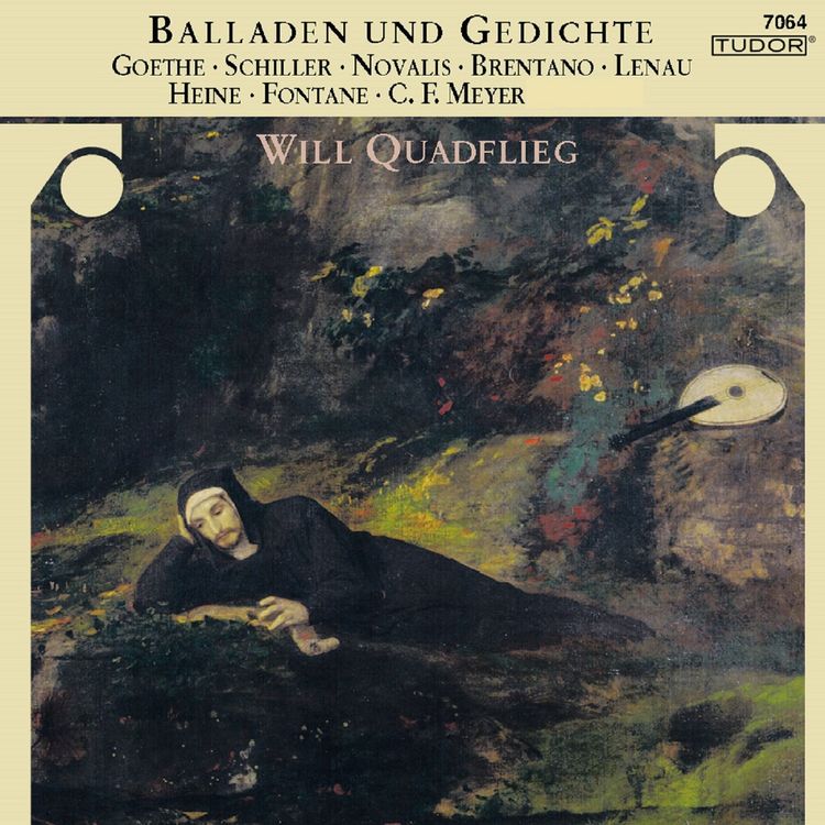 Produktbild: Balladen und Gedichte (Goethe, Schiller, Novalis, Brentano, Lenau, Heine, Fontane, C. F. Meyer) &middot; Will Quadflieg