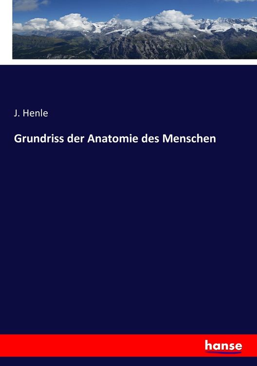 Produktbild: Grundriss der Anatomie des Menschen