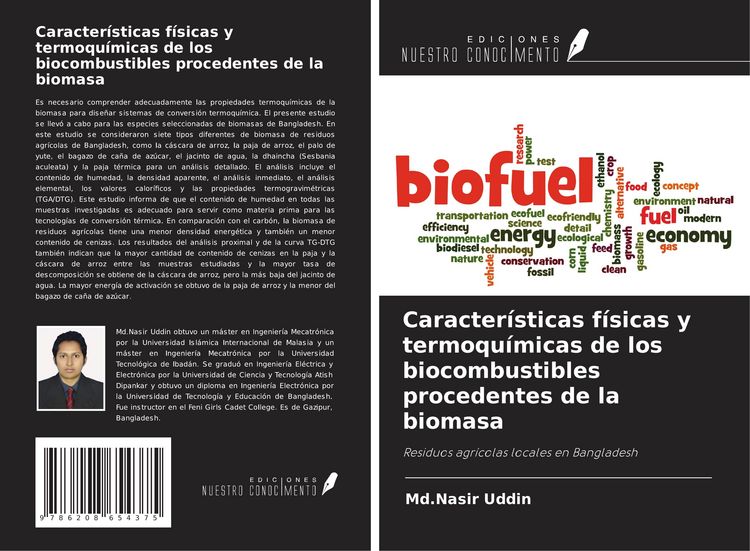 Produktbild: Caracter&iacute;sticas f&iacute;sicas y termoqu&iacute;micas de los biocombustibles procedentes de la biomasa
