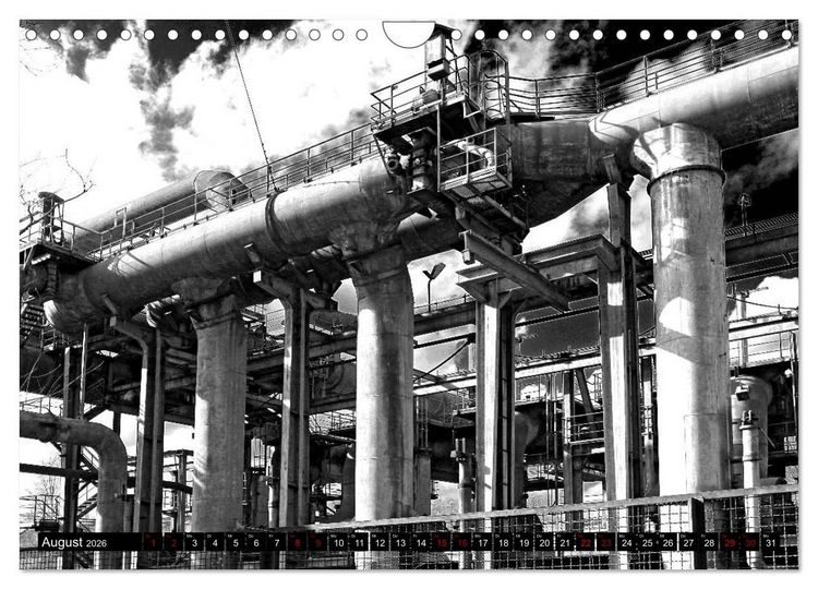 Produktbild: LaPaDu-H&uuml;ttenwerk Duisburg (Wandkalender 2026 DIN A4 quer), CALVENDO Monatskalender