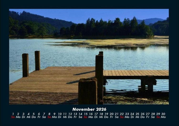 Produktbild: Landschaftskalender 2026 Fotokalender DIN A4