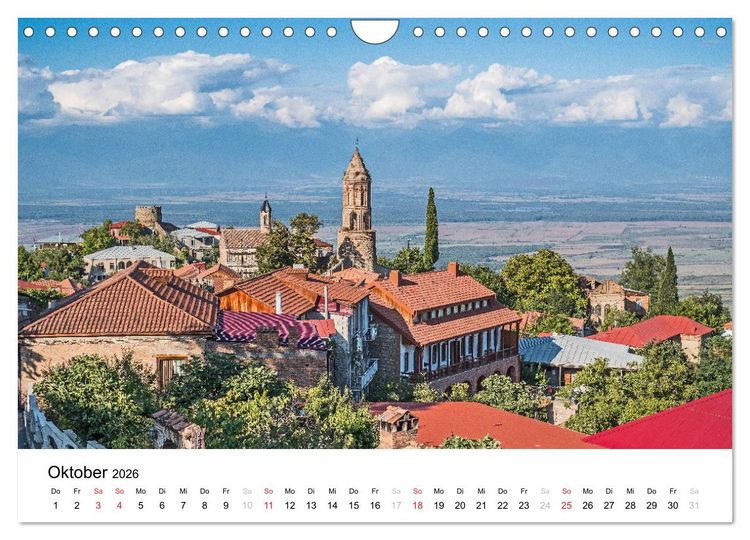 Produktbild: Eine Reise durch Georgien (Wandkalender 2026 DIN A4 quer), CALVENDO Monatskalender