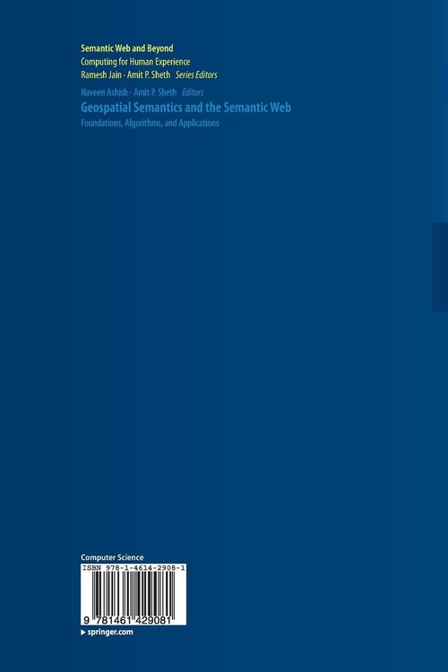 Produktbild: Geospatial Semantics and the Semantic Web