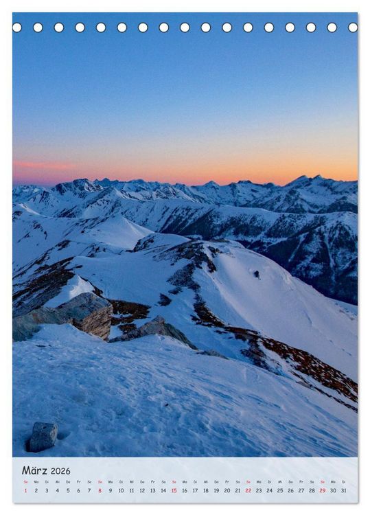 Produktbild: Der sonnige Lungau (Tischkalender 2026 DIN A5 hoch), CALVENDO Monatskalender