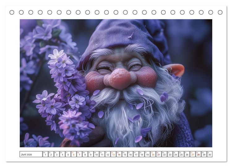 Produktbild: Auf den Spuren der Zwerge (Tischkalender 2026 DIN A5 quer), CALVENDO Monatskalender