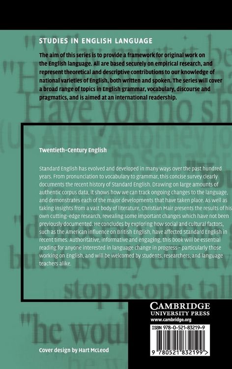 Produktbild: Twentieth-Century English
