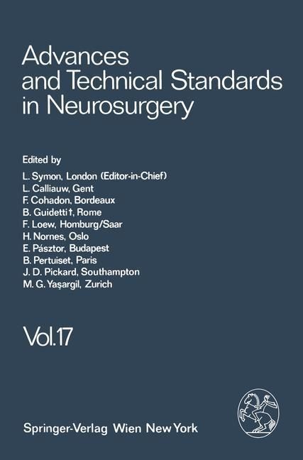 Produktbild: Advances and Technical Standards in Neurosurgery