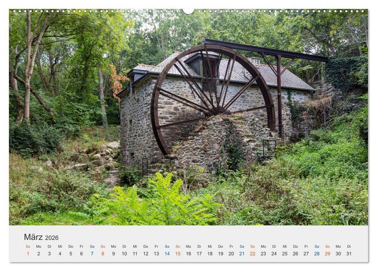 Produktbild: Cornouaille - Ein Ausflug in den S&uuml;dwesten der Bretagne (hochwertiger Premium Wandkalender 2026 DIN A2 quer), Kunstdruck in Hochglanz