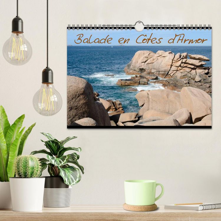 Produktbild: Balade en C&ocirc;tes d'Armor (Calendrier mural 2026 DIN A4 vertical), CALVENDO calendrier mensuel