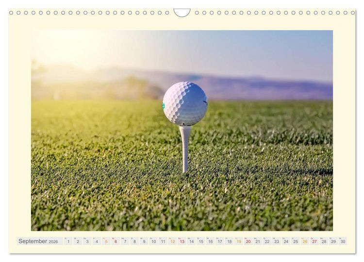 Produktbild: Golf - meine Leidenschaft (Wandkalender 2026 DIN A3 quer), CALVENDO Monatskalender