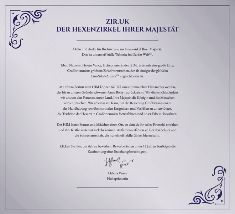 Produktbild: Der Hexenzirkel Ihrer Majest&auml;t. Das begabte Kind