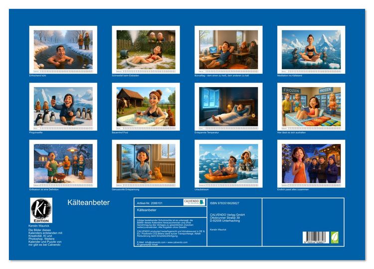 Produktbild: K&auml;lteanbeter (Wandkalender 2026 DIN A2 quer), CALVENDO Monatskalender