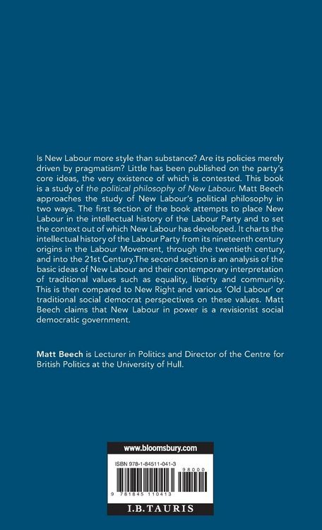 Produktbild: The Political Philosophy of New Labour
