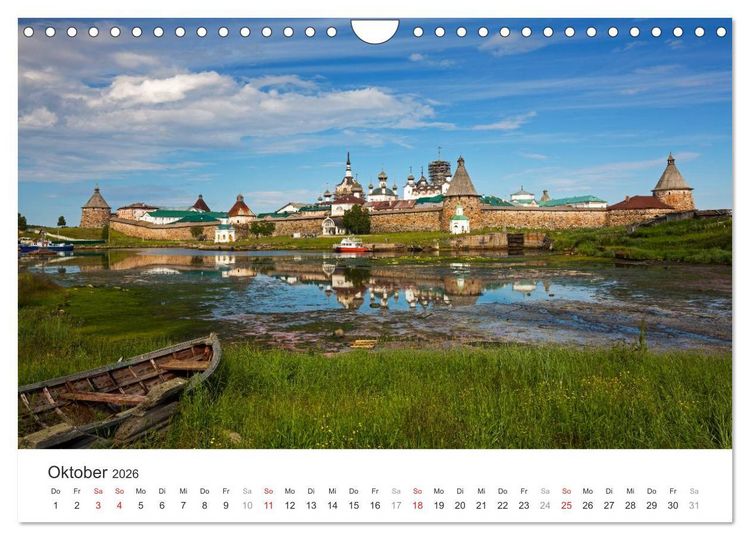 Produktbild: Russlands Norden 2026 (Wandkalender 2026 DIN A4 quer), CALVENDO Monatskalender