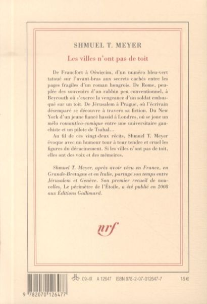 Produktbild: Les villes n'ont pas de toit