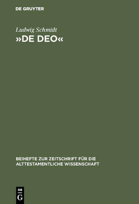Produktbild: 'De Deo'