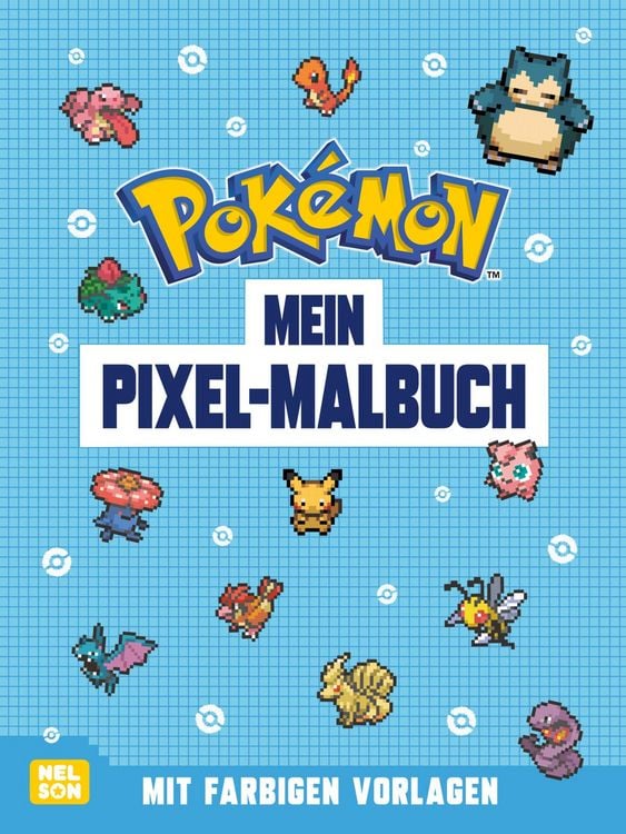 Produktbild: Pok&eacute;mon Activity-Buch: Mein Pixel-Malbuch