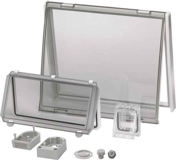 Produktbild: Fibox L 43 II 4512298 Sichtfenster klappbar (L x B) 331mm x 277mm Polycarbonat 1St.
