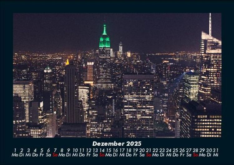 Produktbild: New York 2025 Fotokalender DIN A5