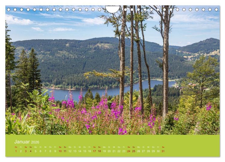 Produktbild: Hochschwarzwald - Traumhafte Landschaften im Schwarzwald (Wandkalender 2026 DIN A4 quer), CALVENDO Monatskalender