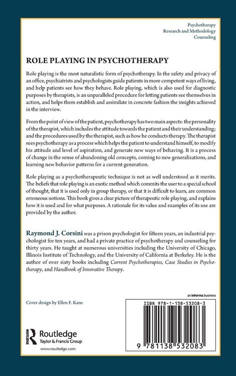 Produktbild: Role Playing in Psychotherapy