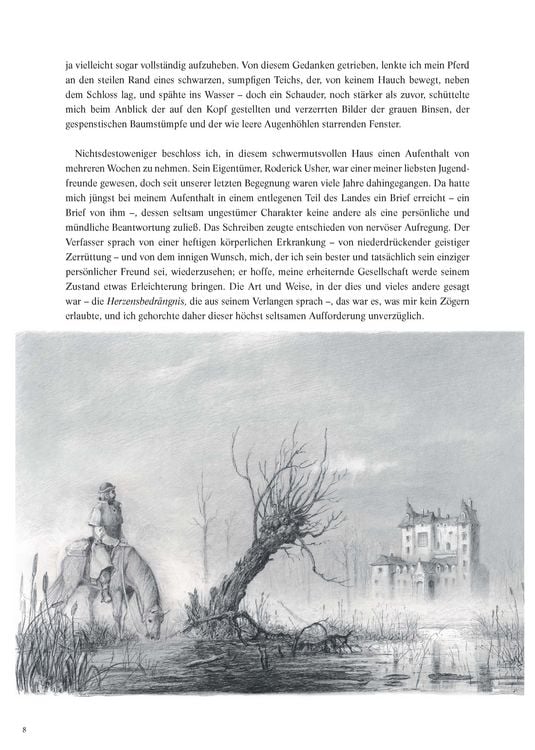 Produktbild: Der Untergang des Hauses Usher (illustrierter Roman)