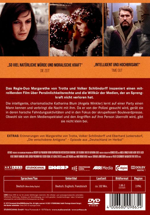 Produktbild: Die verlorene Ehre der Katharina Blum / Digital Remastered