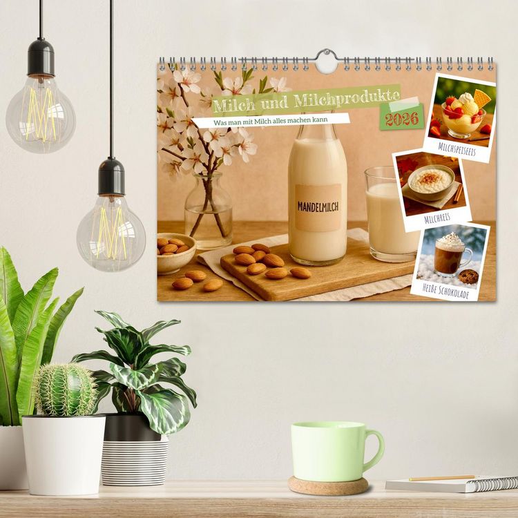 Produktbild: Milch und Milchprodukte (Wandkalender 2026 DIN A4 quer), CALVENDO Monatskalender