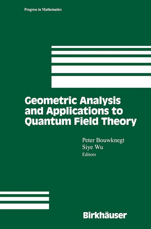 Produktbild: Geometric Analysis and Applications to Quantum Field Theory