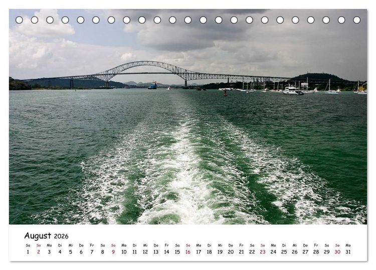 Produktbild: Panama - Finanzwelt und Naturparadies (Tischkalender 2026 DIN A5 quer), CALVENDO Monatskalender