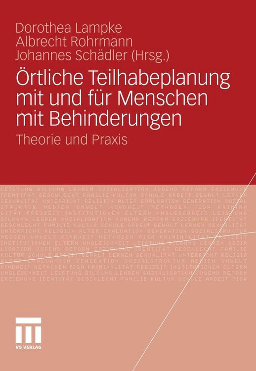 Produktbild: &Ouml;rtliche Teilhabeplanung mit und f&uuml;r Menschen mit Behinderungen