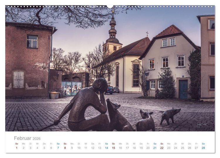 Produktbild: Schweinfurt - Stadt der Kunst und Industrie (hochwertiger Premium Wandkalender 2026 DIN A2 quer), Kunstdruck in Hochglanz