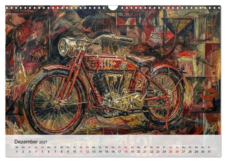 Produktbild: Kult-Motorr&auml;der der USA (Wandkalender 2027 DIN A3 quer), CALVENDO Monatskalender