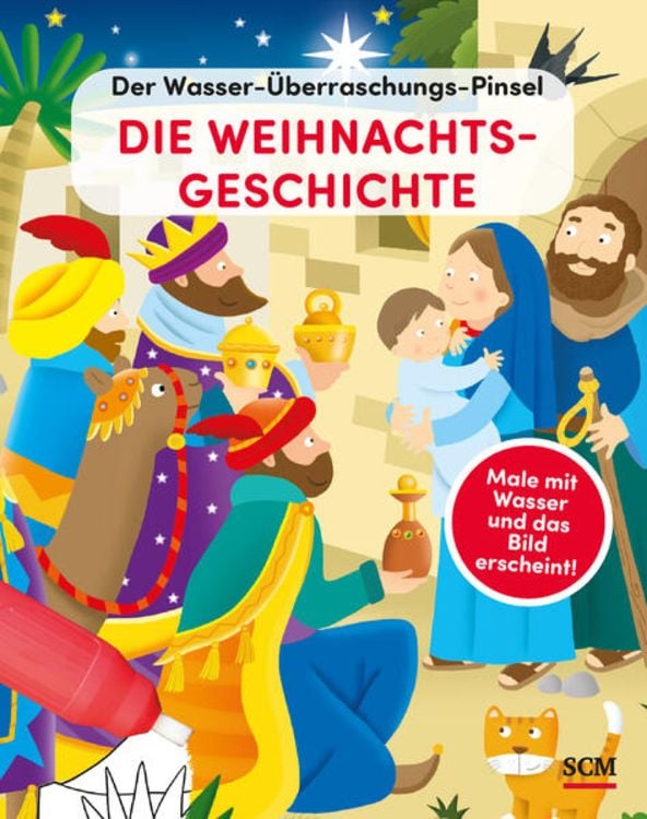 Produktbild: Der Wasser-Überraschungs-Pinsel - Die Weihnachtsgeschichte